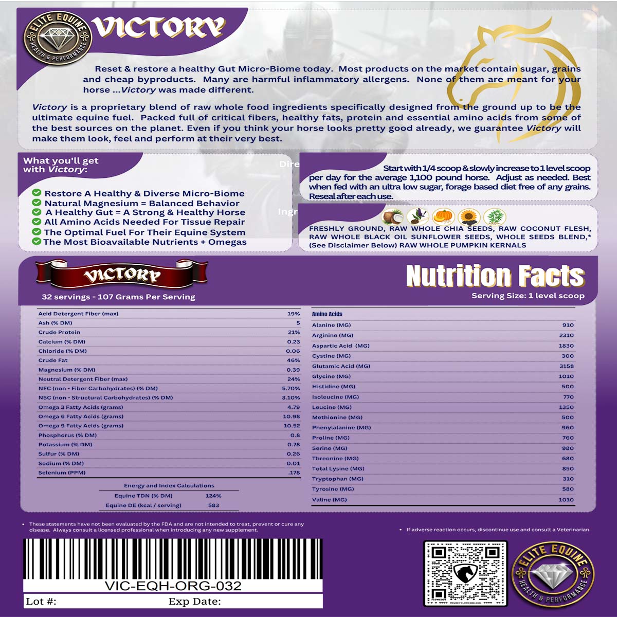 Back label