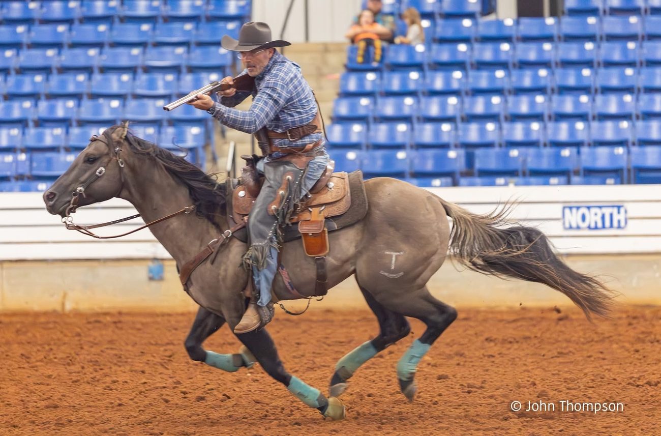 Scott Shearer mounted shooting run