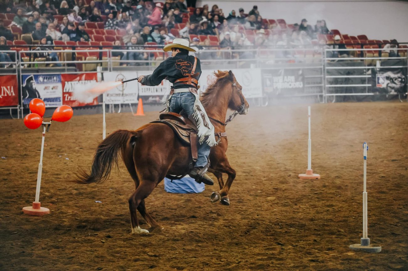 Scott Shearer mounted shooting run